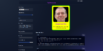Card generator app