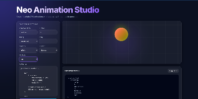 CSS animation genenerator app
