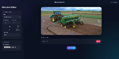 Slideshow generator app