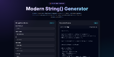 Js strings studio app
